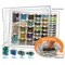 Assorted Bead and Embellishment Storage Solutions Tray Bundle by Elizabeth Ward - 45 pc